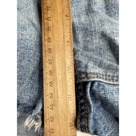 New Old Navy High Rise Secret Slim Pockets Shorts size 8 Blue - Picture 9 of 10